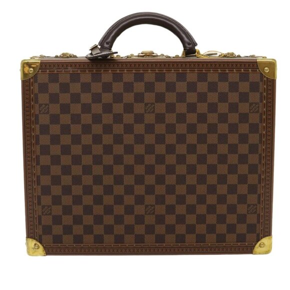 LOUIS VUITTON Damier Ebene Cotteville 40 Trunk LV Auth 29607SV - Picture 3 of 15